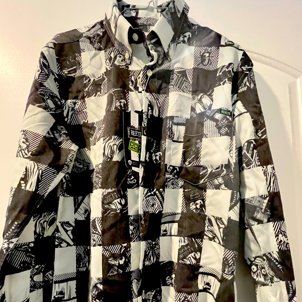 COPY - Rsvlts BEETLEJUICE flannel NWT